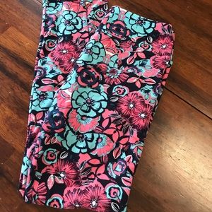 LuLaRoe OS Leggings Floral Pattern